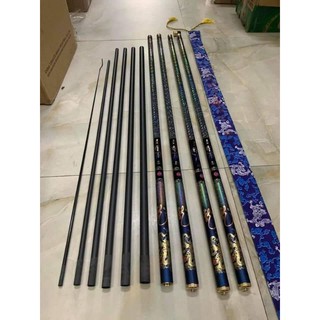 Cần câu tay GW 8H 7 màu  đọt 2ly dài 6m3