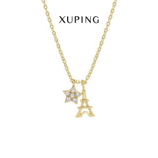 Dây Chuyền Nữ Mạ Vàng 14K, Trang Sức Xuping Chính Hãng - XPDC02