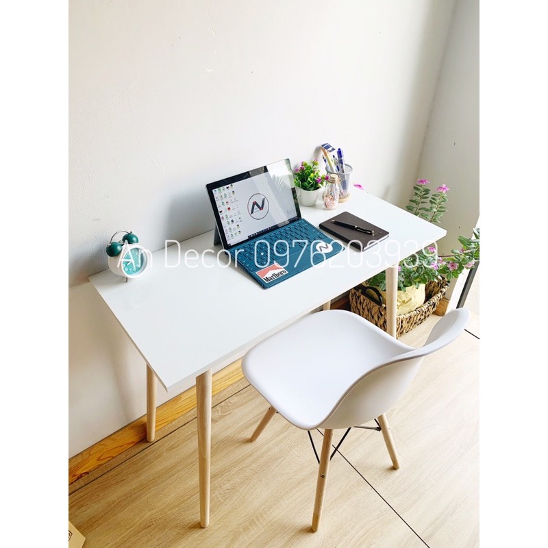 BÀN LÀM VIỆC / BÀN HỌC (không kèm ghế ), chân gỗ cao su tự nhiên , mặt phủ chống trầy , Sản Phẩm của Nội Thất An An | BigBuy360 - bigbuy360.vn