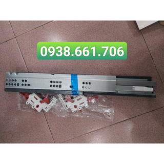 Ray âm EPC EVO mở toàn phần, giảm chấn Hafele 300, 350, 400, 450, 500 mm (kèm tay khóa)