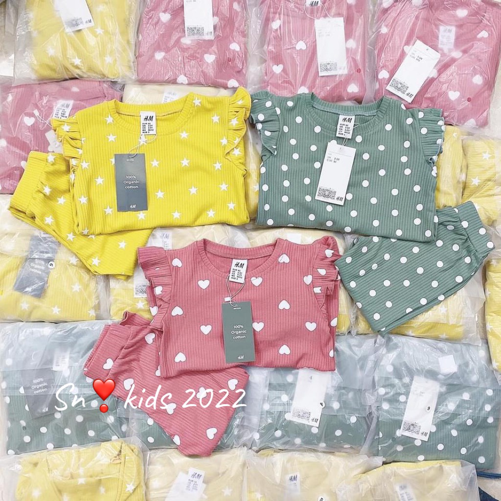 Bộ tăm tim sao tay bèo bé gái