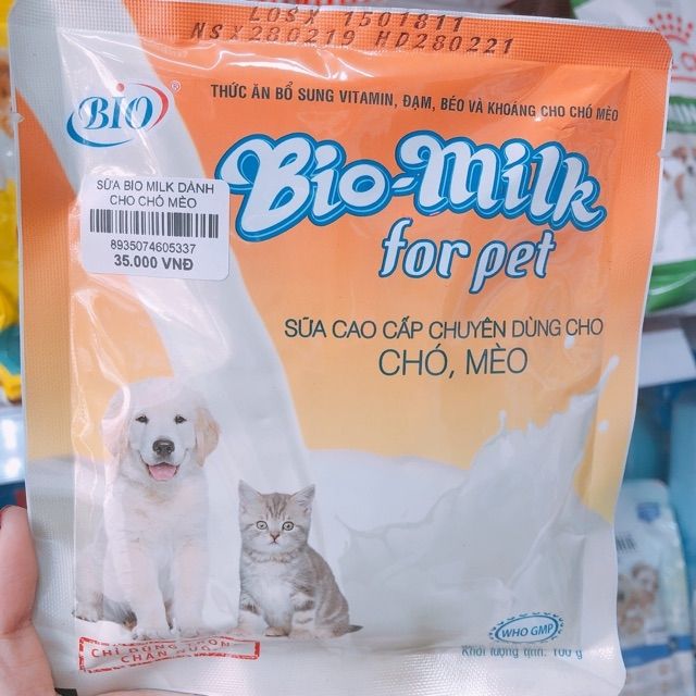 [Mã PET50K giảm Giảm 10% - Tối đa 50K đơn từ 250K] Bio sữa bột cho chó mèo