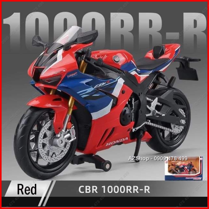 Xe Mô Hình Moto Honda CBR 1000R FireBlade New - Tỉ Lệ 1:12