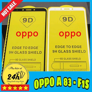 Miếng Dán Kính Cường Lực 5D Full Keo OPPO A83,F1s
