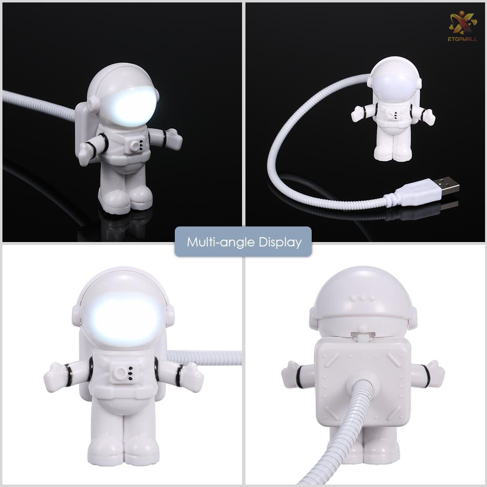 Đèn LED mini hình dạng phi hành gia độc đáo cắm cổng USB