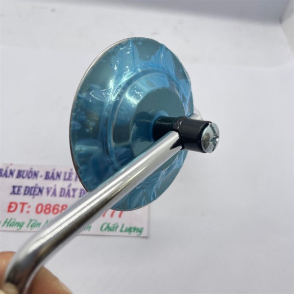 Gương tròn chân 8 li