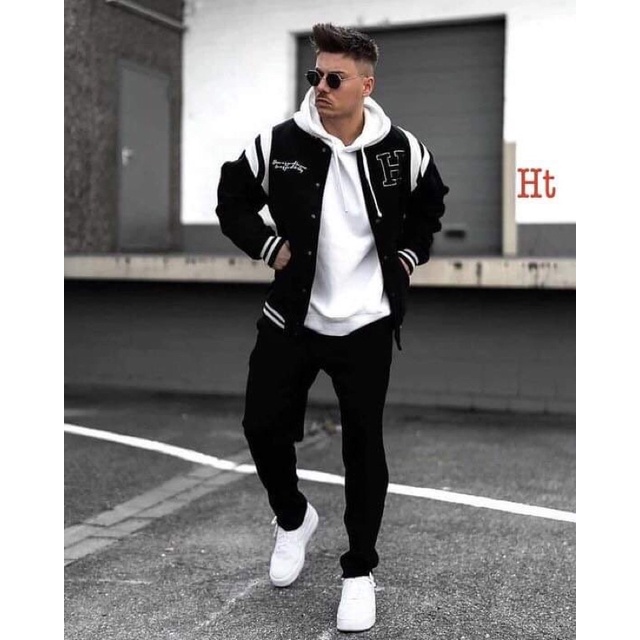 Áo bomber Teddy chữ H H2A878