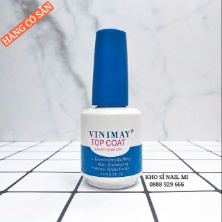 Top Coat Vinimay chính hãng - top phủ bóng chuyên dụng cho dân làm móng