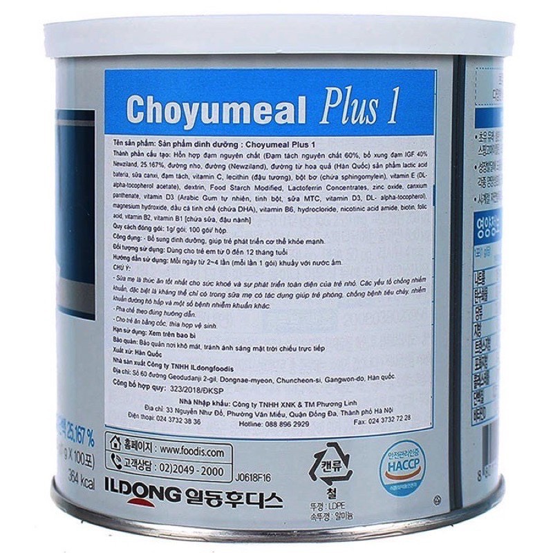 Sữa Non ildong Plus - Men vi sinh Hàn Quốc cho bé
