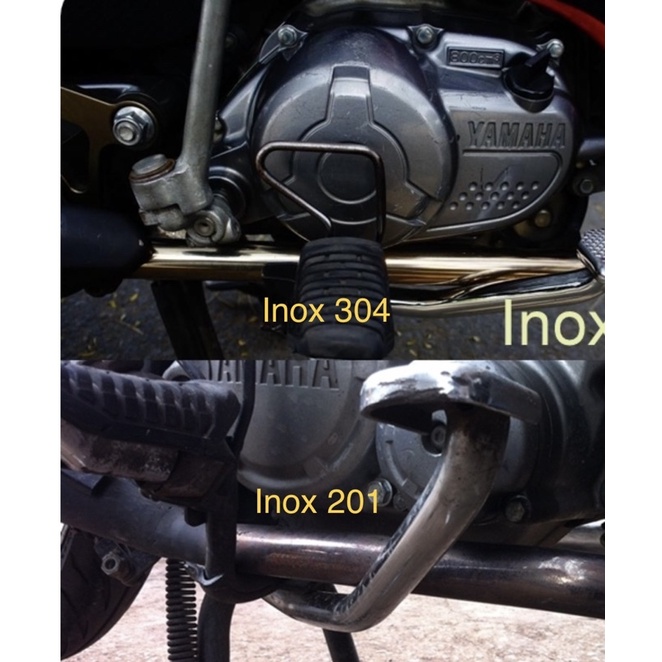 Cổ Pô inox 304 mạ crom 3 lớp siêu bóng cho các dòng xe phổ thông giá