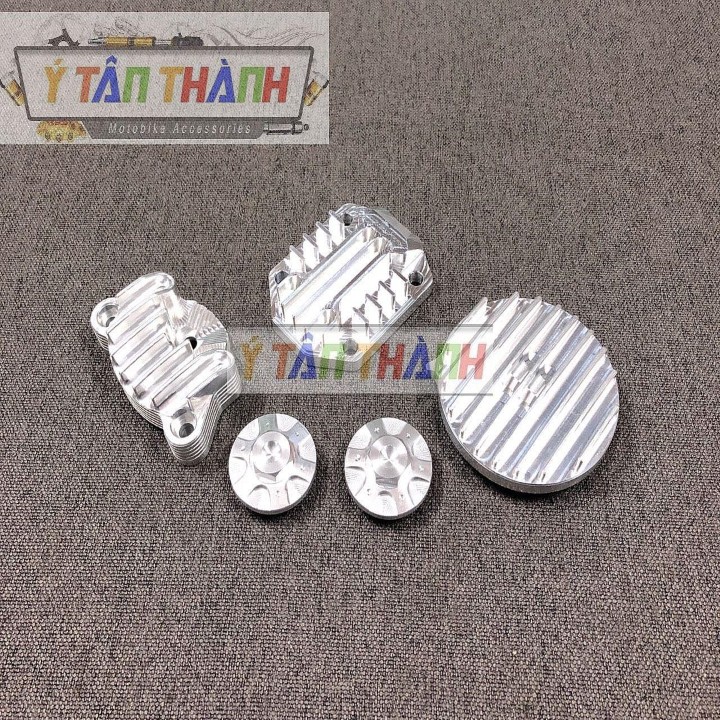 nắp đầu bò nhôm cnc cho wave nhỏ 0318