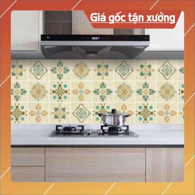 GIẤY DÁN TƯỜNG NHÀ BẾP Cách Nhiệt,Chống Bám Dầu Mỡ  quận dài 3m x 60cm