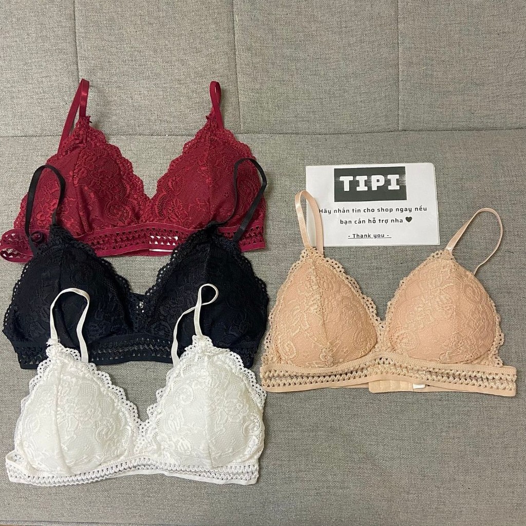 Áo lót ren bralette có mút F3-01