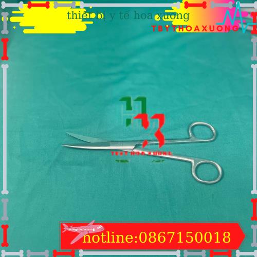 [Hàng Chính Hãng] Kéo Y Tế Cong Nhọn 2 Đầu 18cm - Pakistan