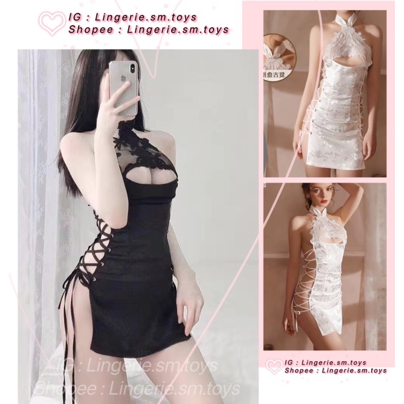 YT1491- My1865 Sườn Xám Cách Tân Đan Dây • Cosplay Trung Hoa Sexy