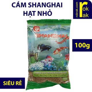 Cám cá Shanghai / ORIO thức ăn cho cá lên màu 100g hạt nhỏ