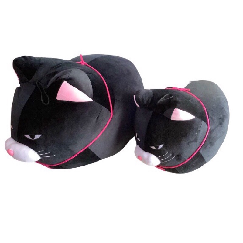 HOẢ TỐC  50cm-35cm GẤU BÔNG MÈO ĐEN Ú JENNIFER Dễ Thương-Chất Miniso Mềm - Xịn Xò