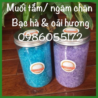 Muối ngâm chân Bạc Hà 1kg