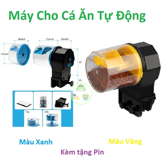 Máy cho Cá ăn tự động cỡ lớn tặng kèm Pin