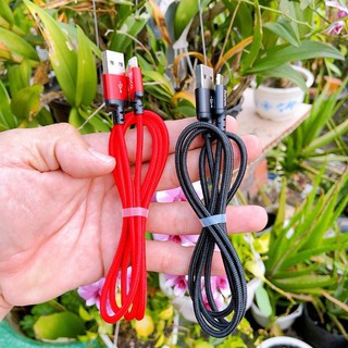 cáp sạc dây dù đầu Micro/Lightning