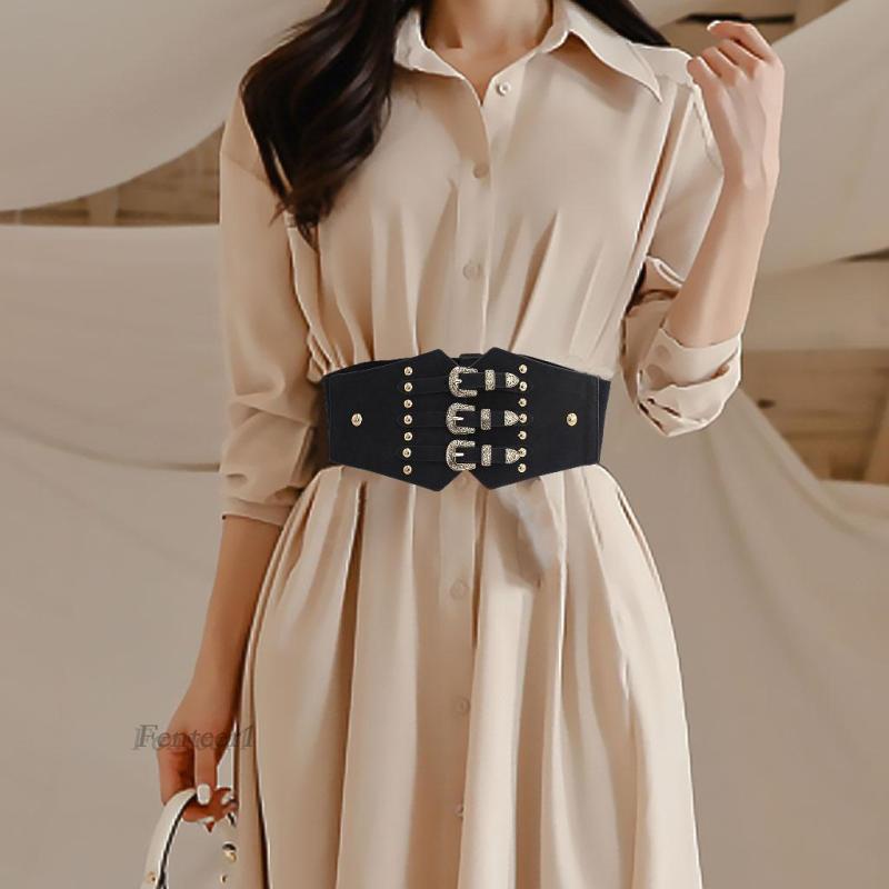 Thắt lưng khóa hợp kim mạ vàng thời trang cho nữ