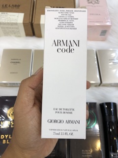Nước Hoa Nam Giorgio Armani Code 75ml Tester