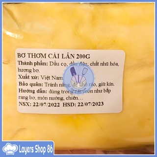Bơ thơm cái lân / bơ nhạt 200g - 500g