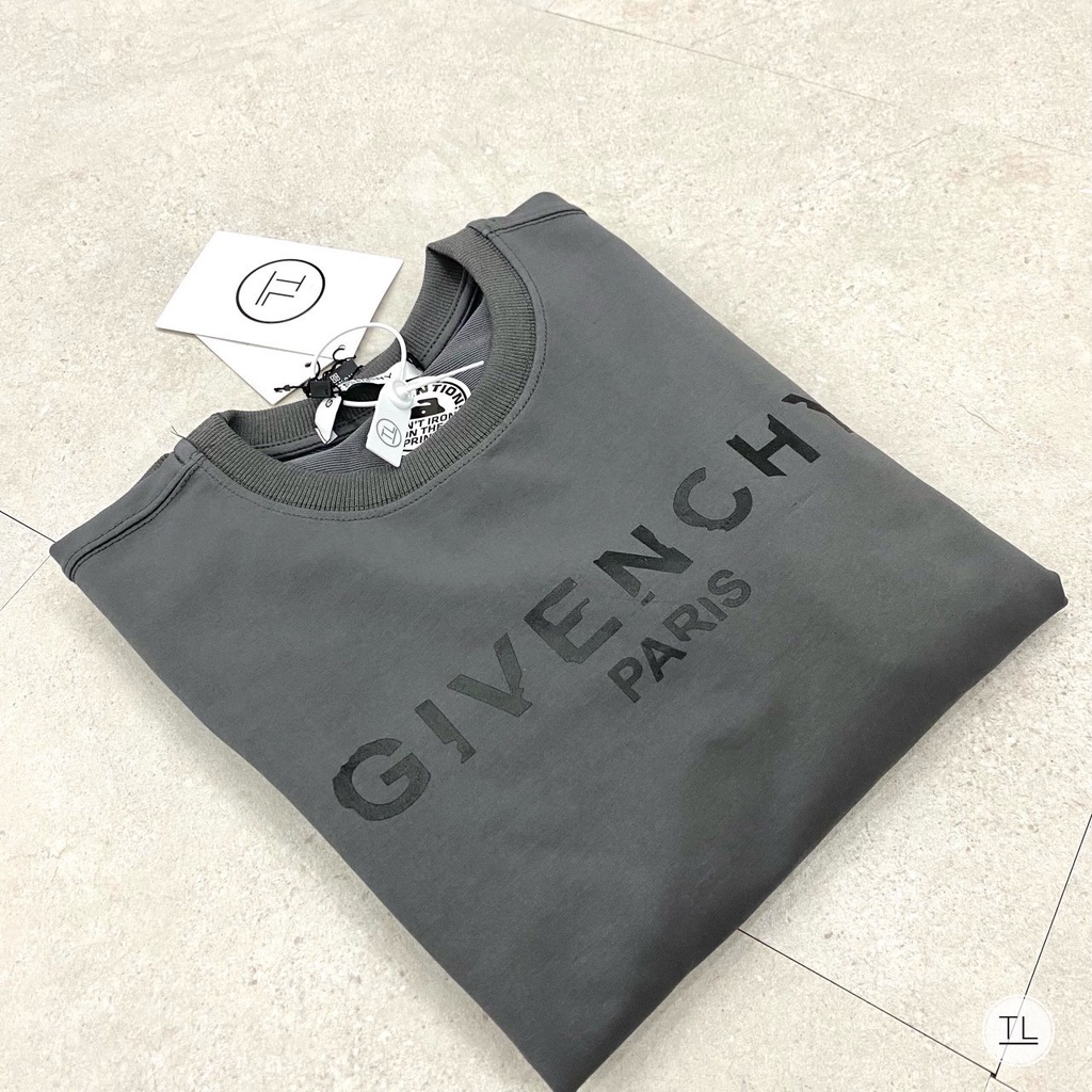 ÁO NỈ NAM DÀI TAY CỔ TRÒN CHẤT VẢI NỈ DÀY GIỮ ẤM NHẸ , ÁO ĐI CHƠI PHỐI CHỮ GIVE SIÊU ĐẸP HOT 2022