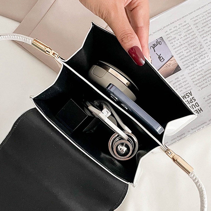 Túi Đeo Vai Màu Trơn Thời Trang Hàn Quốc Cho Nữ IELGY