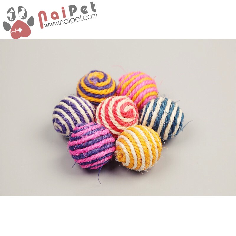 Đồ Chơi Bóng Thừng Cói Cho Mèo DC019