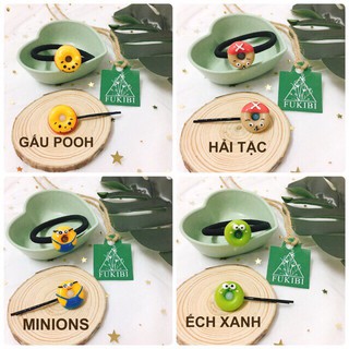 KẸP TĂM, CỘT TÓC DONUT THÚ ẢNH THẬT