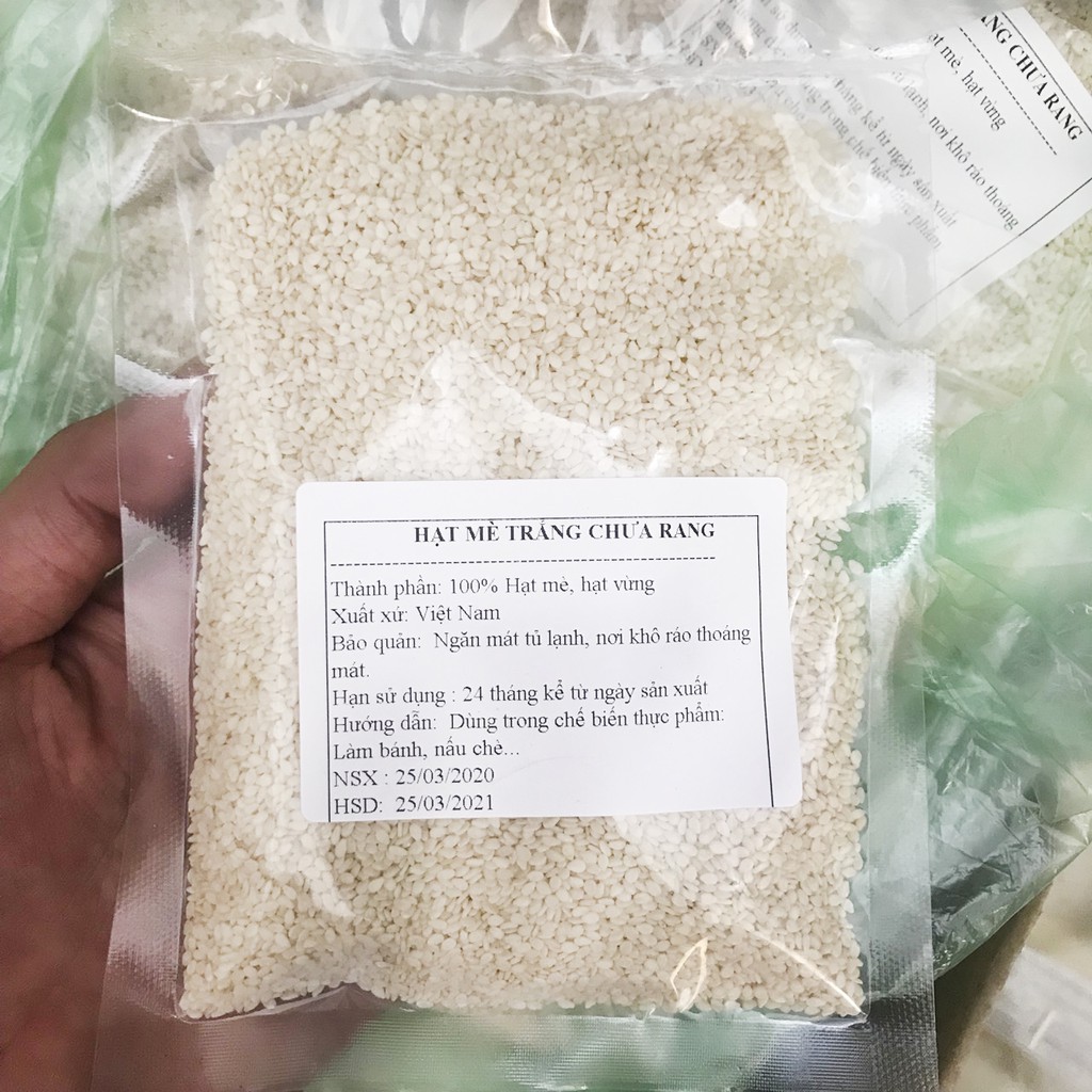 1Kg mè trắng ( mè ruột ) không vỏ