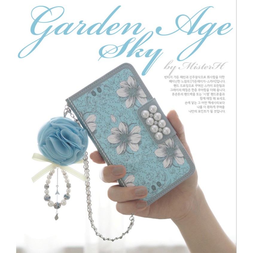 Bao da dạng ví hoa cho iPhone 6 6s 7 8 plus X | BigBuy360 - bigbuy360.vn