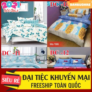 Xả kho Bộ ga gối poly 2mx2m chát chọn mẫu