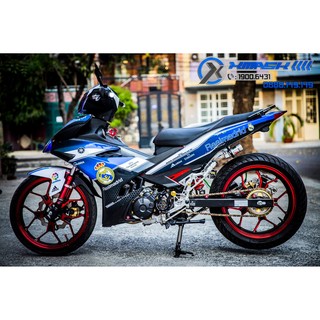 Decal Tem Trùm Xe Exciter 150 Mẫu RealMadrid
