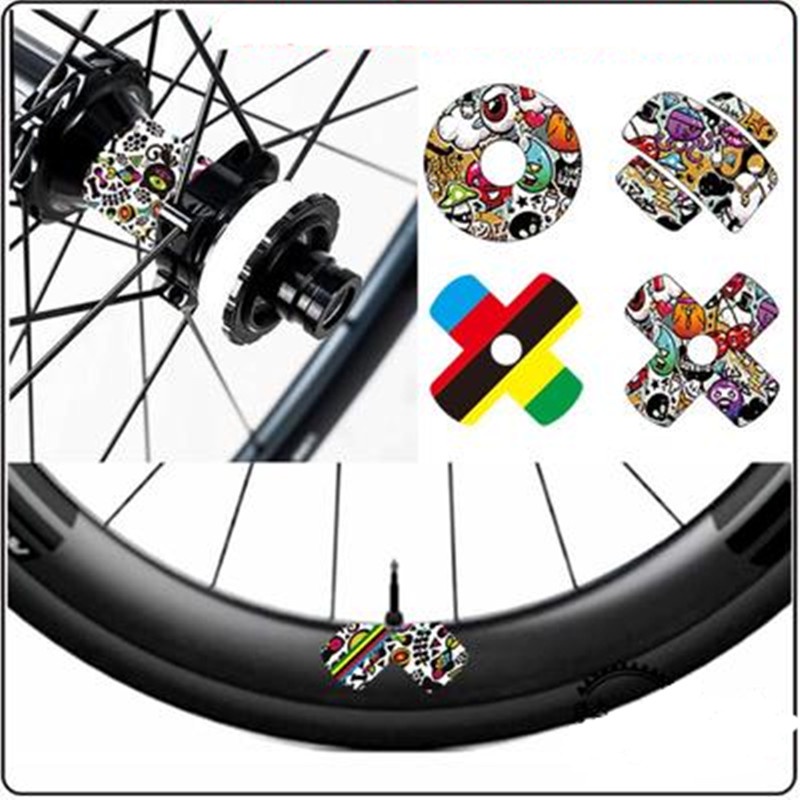 1 Bộ Miếng Dán Trang Trí Nắp Phuộc Trước Xe Đạp MTB