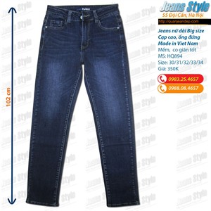 Jeans nữ big size BHQ894