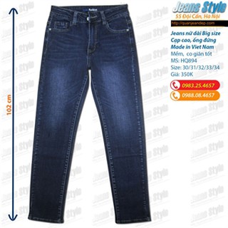 Jeans nữ big size bhq894