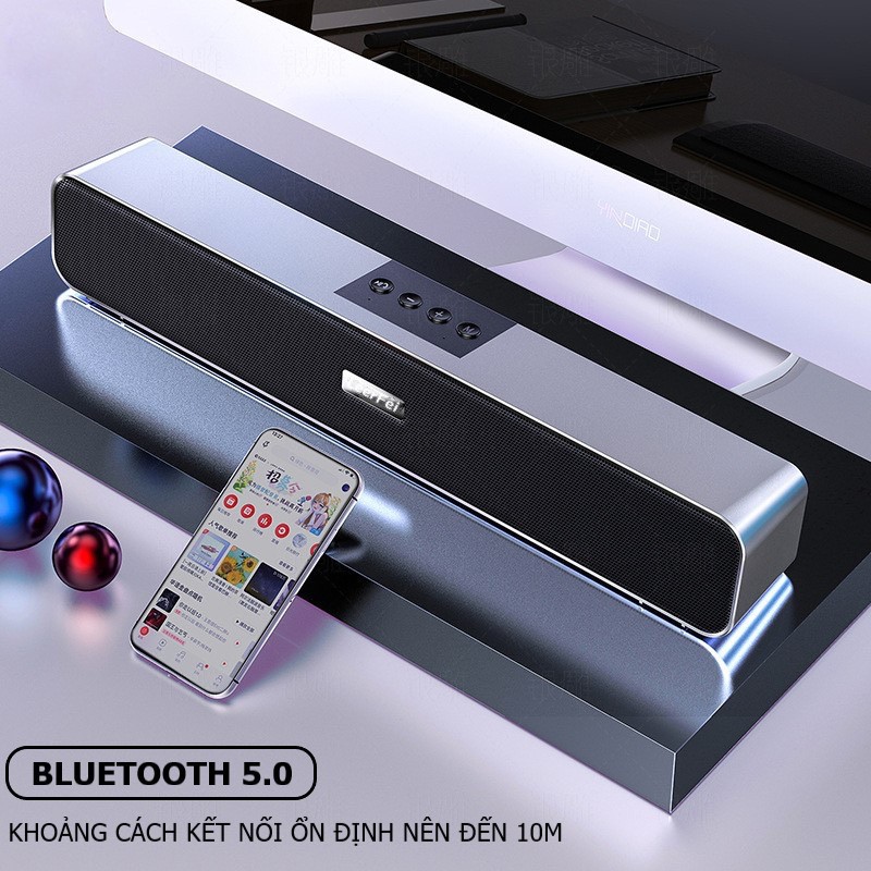 Loa Bluetooth A36 Cao Cấp Bass Cực Mạnh Âm Thanh Vòm Tương Thích Điện Thoại Laptop Tivi Có Hỗ Trợ Thẻ Nhớ