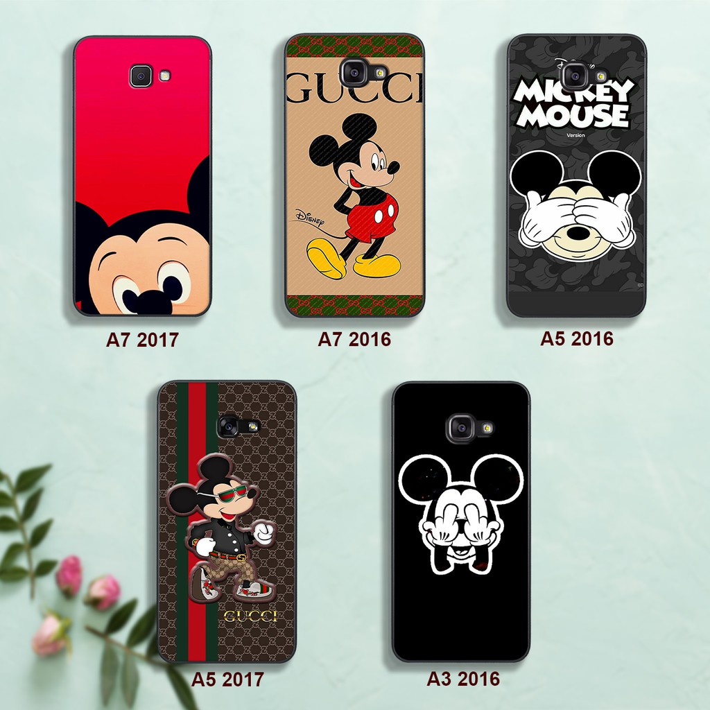 ỐP LƯNG SAMSUNG IN HÌNH CHUỘT MICKEYY | A3 - A5 - A7 - 2016 - 2017 |  DOAREMON CASE