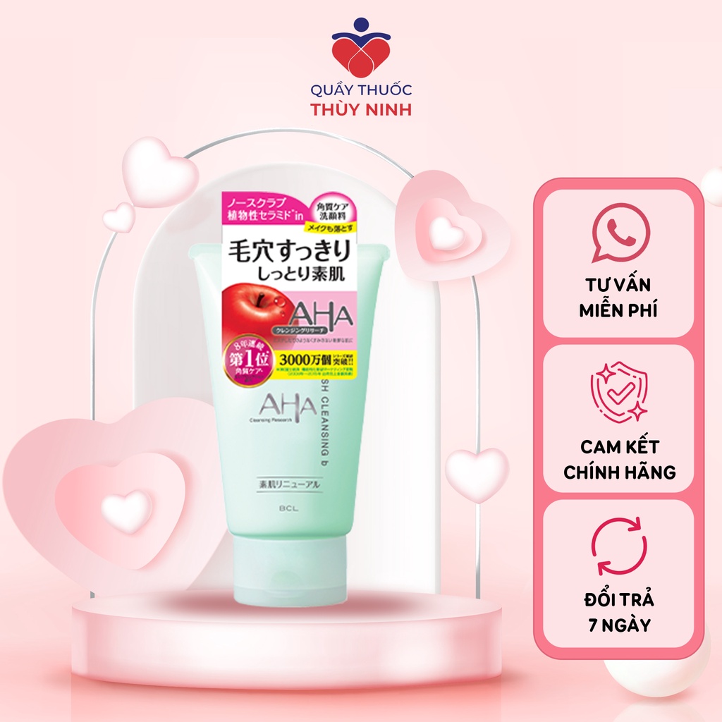 Sữa rửa mặt Aha từ trái cây Cleansing Research Wash Cleansing B giúp làm sạch mọi bụi bẩn, bã nhờn 120g - 4515061042150