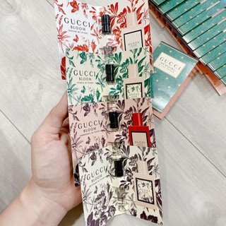 Vial Mẫu Thử Nước Hoa Mini Gu Xì Bloom Xanh Đỏ Hồng Đen - Gu Xì Guilty - Gu Xì Memoire Đủ Loại 1.5ml