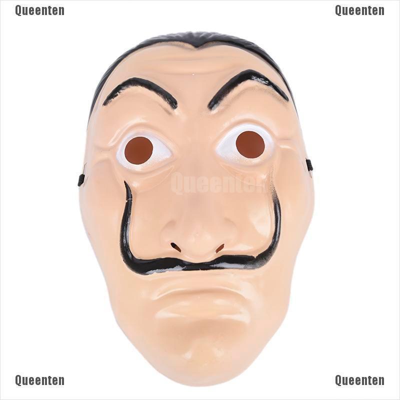 Mặt nạ hình Queen Salvador Dali trong Money Heist dùng hóa trang halloween