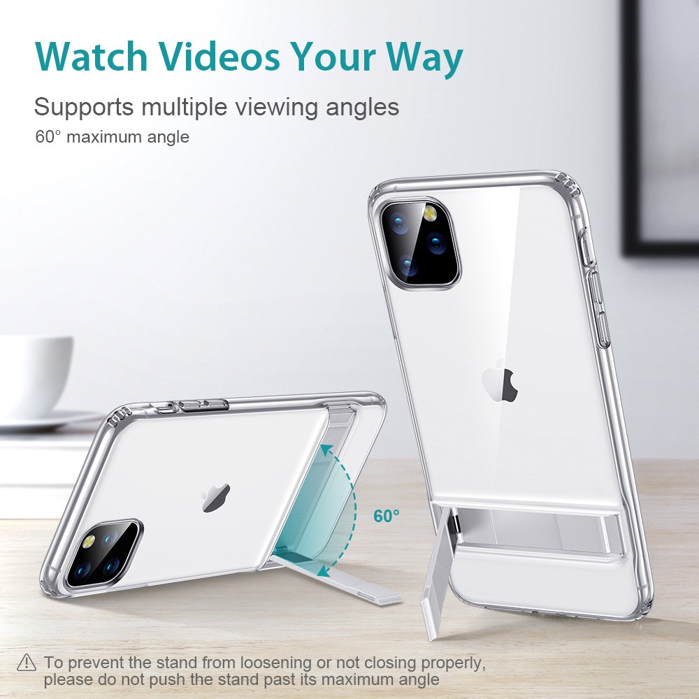 ESR Soft TPU Phone Case with Metal Holder for iPhone 11 Pro/11 Pro Max