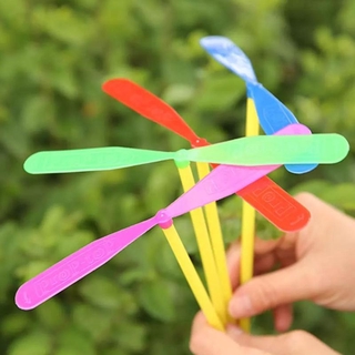 Chong chóng lá đôi xoay tay bằng nhựa đồ chơi cổ điển hoài niệm xinh xắn