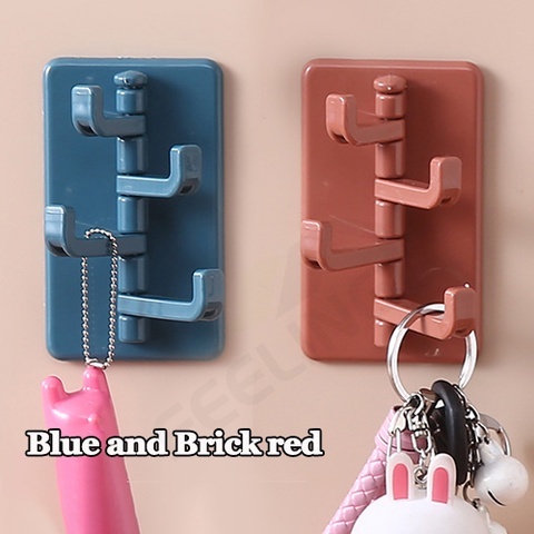 Móc Treo Đồ Dán Tường Xoay Được Kiểu Bắc Âu Sáng Tạo