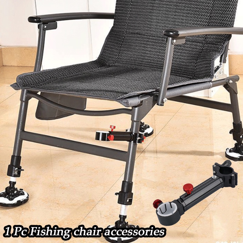 Giá đỡ gắn dù gắn ghế ngồi câu cá xoay được 360 độ bằng hợp kim nhôm