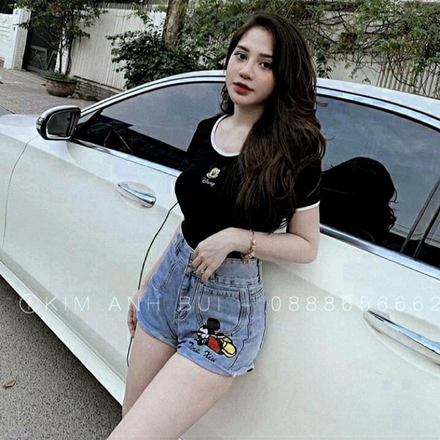 Quần sóc mk thêu