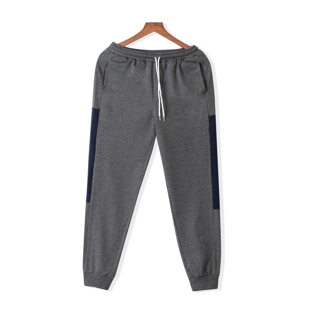 Bộ Nỉ Nam Cổ Tròn Tay Dài Vải Nỉ Da Cá Cotton Cao Cấp Thiết Kế Phối Xọc Trẻ Trung Năng Động