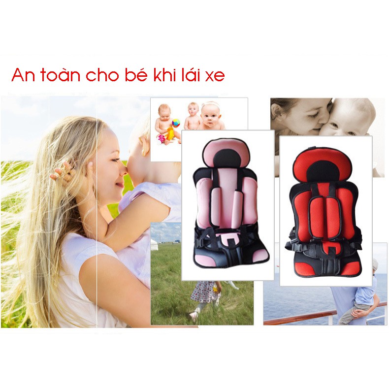 Ghế ngồi oto cho bé - Ghế ngồi xe hơi an toàn cho bé mẫu trơn_RE0292